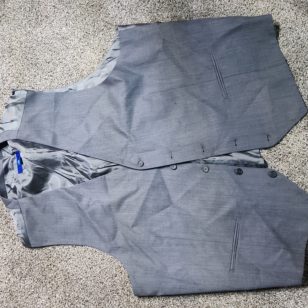 Egara Charcoal Gray Suit Vest